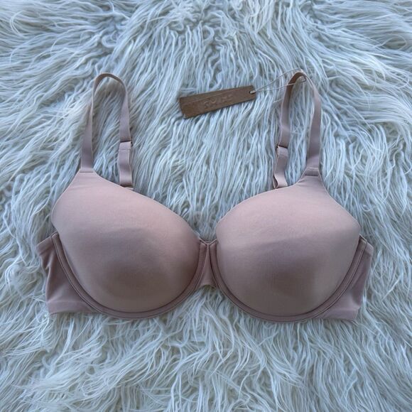 Skims Fits Everybody T-shirt Bra Mica Size 40C - Picture 2 of 9